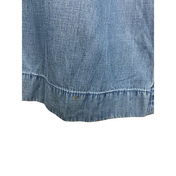 J.Crew Womens Wide-Leg Denim Pants Size 8 Blue - Picture 3 of 5